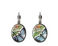 Ulysses Butterfly - Australian Postage Stamp Earrings